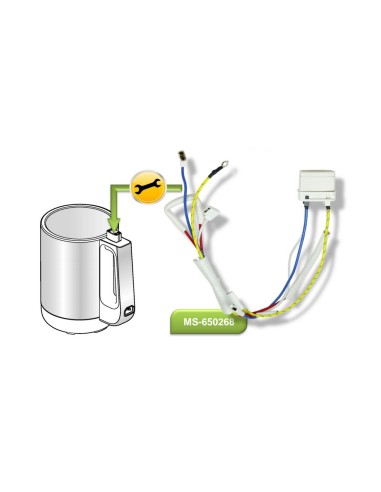 Connecteur + Fusible + Joint pour Blender Esay Soup Tefal