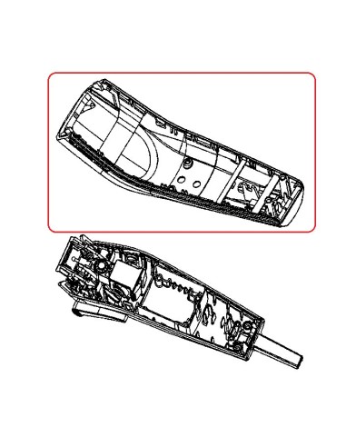 Boitier Supérieur pour Tondeuse Perfect Line Rowenta