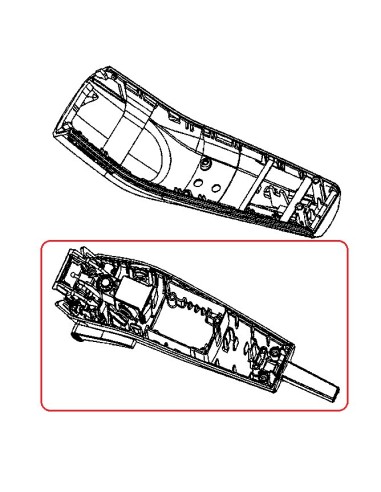 Boitier Inférieur Complet pour Tondeuse Perfect Line Rowenta