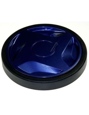 Roue + Enjoliveur Bleu pour Aspirateur Power Space / Zelio Rowenta