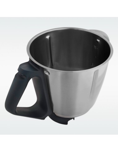 Bol Inox Nu 2,2 litres avec Poignée pour Thermomix TM 5 Vorwerk 