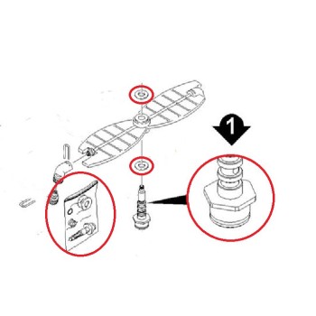 Tourillon Complet / Lot de Joints T-Racer Version 1 pour Nettoyeur Haute Pression Karcher