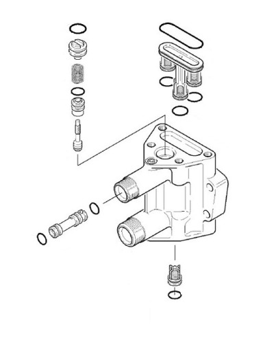 Culasse pour Nettoyeur Haute Pression Karcher