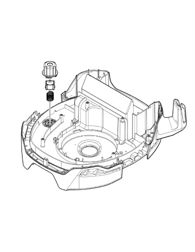 Support de Moteur Complet pour Aspirateur Eau & Poussière MV4 Karcher