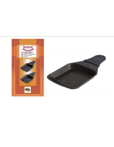 Lot de 2 Coupelles Carrées pour Appareil à Pierrade / Raclette Type 1130 /  Ovation / Ambiance ... Téfal 