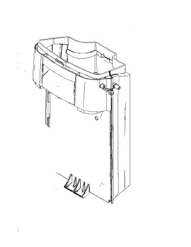 Réservoir d'Eau Sale pour Autolaveuse / Aspiro Laveuse BR30/4C Karcher