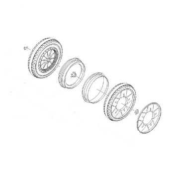 Kit de Roues pour Balayeuse Aspirante S750 Karcher