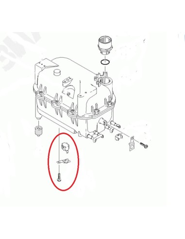 Thermostat du Bas pour Nettoyeur Vapeur SC1702 Karcher