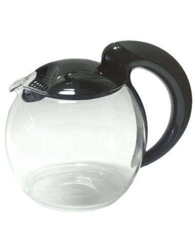 Verseuse 15 tasses en verre avec couvercle anti-goutte pour Cafetière Crystalis Timer Moulinex 