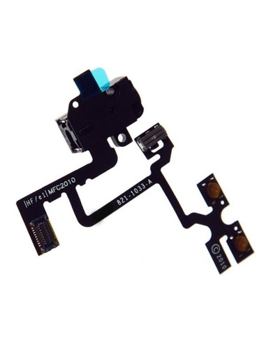 Prise Jack + Bouton Volume pour iPhone 4S