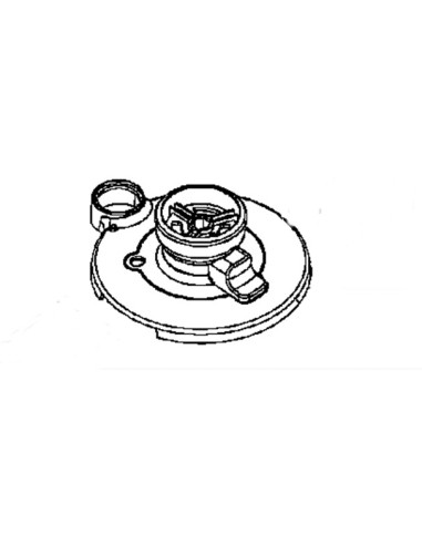 Boitier de Commande Marron pour Cocotte Clipso one / Compact Inox 4.5 / 6 / 8 / 10 L Seb