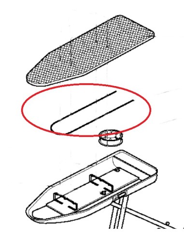 Résistance 230V 200W pour Table à Repasser Domena
