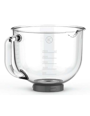 Bol de Préparation en Verre pour Robot Gamme Kmix Kenwood