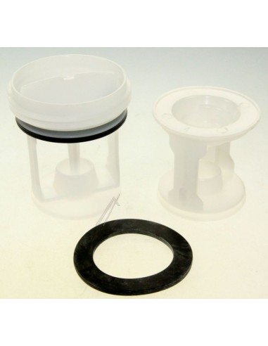 Bouchon + Filtre de Vidange pour Machine à Laver IWC7148FR Indesit