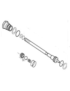 Garniture Matériel D'étenchéité pour Aspirateur Aspiro Vapeur PVEU0053 Polti