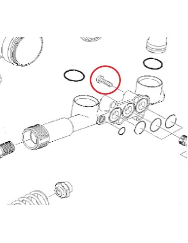 Vis à Tête de Cylindre pour Nettoyeur Haute Pression Karcher