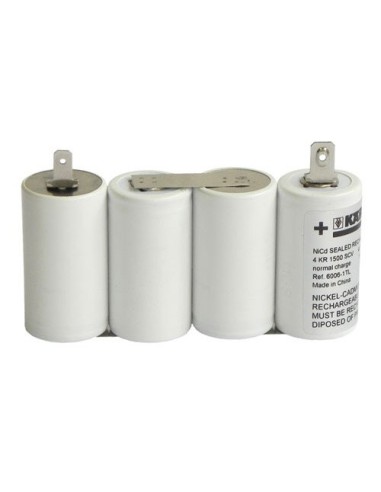 Pack de 4 Accus 4,8V / 1,5AH pour Balayeuse / Balayeuse Aspirante K50 Karcher