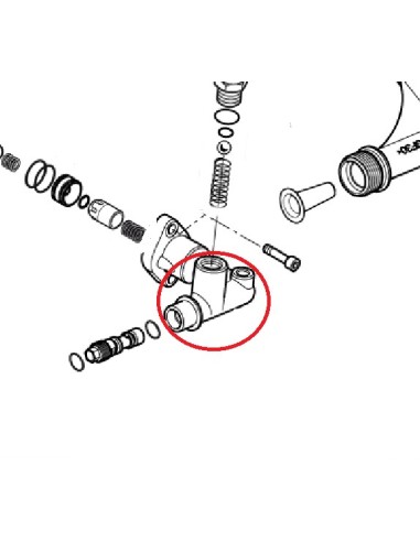 Raccord Sortie pour Nettoyeur Haute Pression Nilfisk