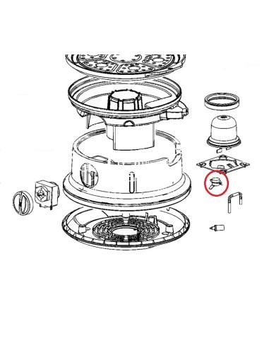 Thermostat pour Cuiseur Vapeur Convenient Series Seb