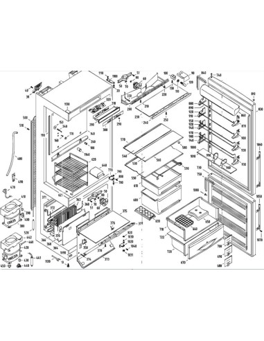 Bac Supérieur 385x295mm pour Réfrigérateur -...