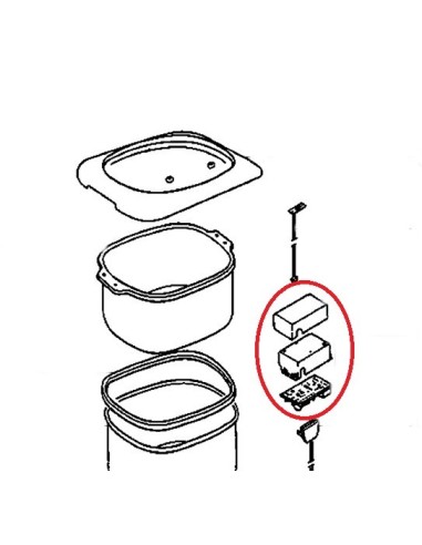 Carte Électronique de Puissance pour Cuiseur Programmable Mijot'Cook Seb