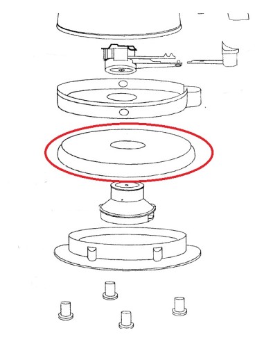 Support Base pour Bouilloire KBX2014S / KBX3015 DELONGHI