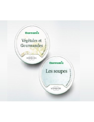 Pack Promo : Clefs Les Soupes + Végétales & Gourmandes pour Thermomix TM5 Vorwerk