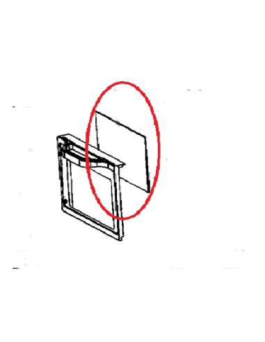 Vitre pour Four Gourmet OC373830/5C / OC375130/5C Rowenta 