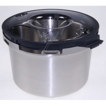 Bol à Pétrir en Inox Schiste avec Couvercle Série 8000 pour Robot Multifonction Krups