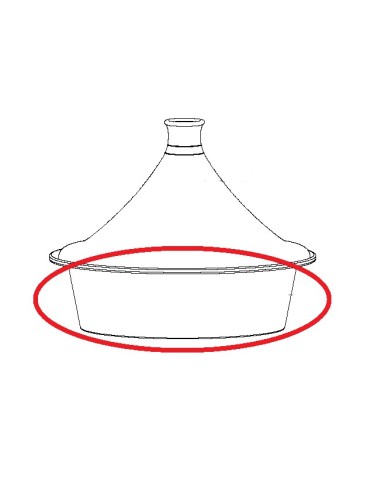 Plat de Base en Fonte pour Tajine QC154A8 Riviera & Bar