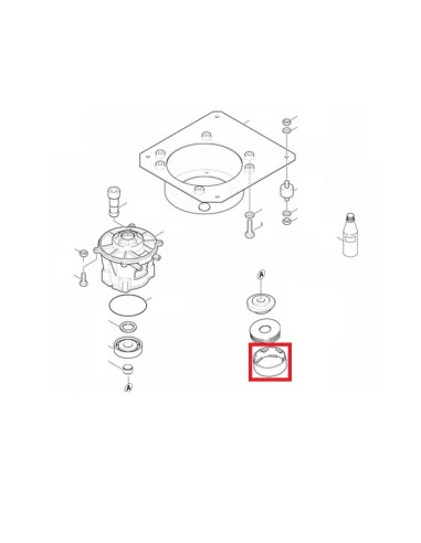 Anneau de Moteur pour Nettoyeur Haute Pression Eau HDS 550C Chaude / HD 800B Kärcher