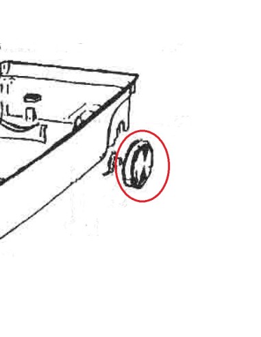 Roue Arrière Grise pour Aspirateur Sprint SC116...