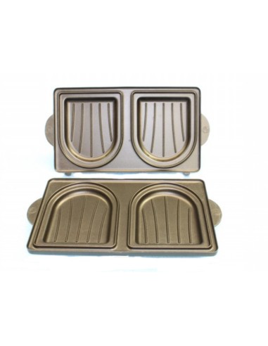 Plaques Croque-Monsieur x 2 pour Gaufriers / Croque-Monsieur Moulinex