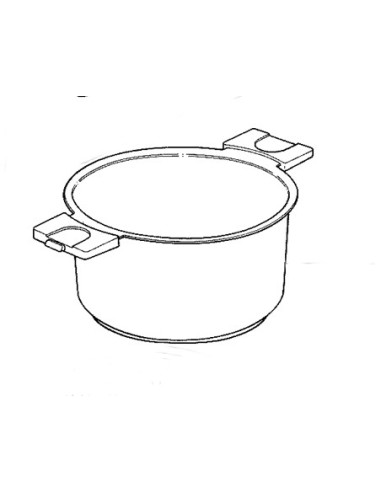 Caquelon pour Appareil à Fondue Compacte Type 652 Serie 1 Tefal