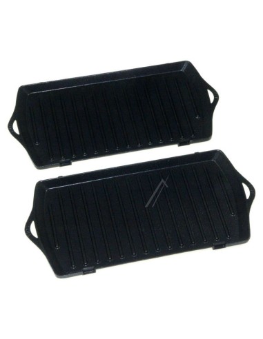 Plaques de Grill x2 pour Croque Monsieur Break Time Moulinex