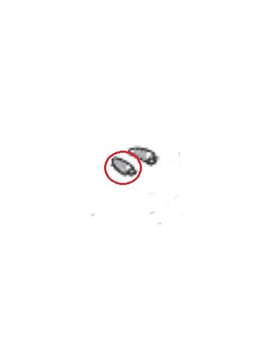 Glissière Vapeur Gauche pour Centrale Vapeur RC034A9 Astoria