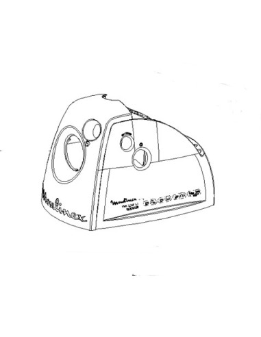Corps Blanc pour Hachoir HV8 1800W / 2000W Moulinex