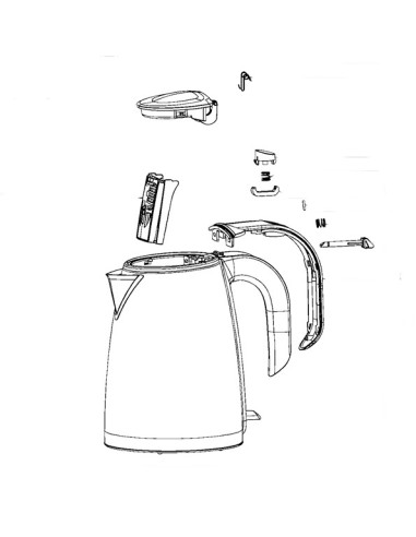 Bouilloire pour Bouilloire Mini Express 1L Tefal
