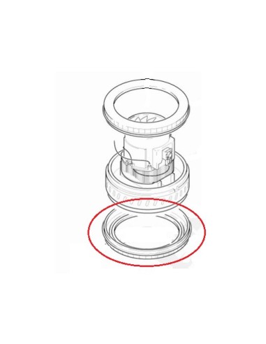 Joint en Dessous du Moteur pour Aspirateur Eau et Poussière NT 27/1 Me Karcher