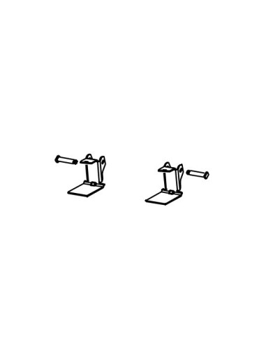 Charnière et Axe (x2) de Couvercle Barbecue Texas Campingaz
