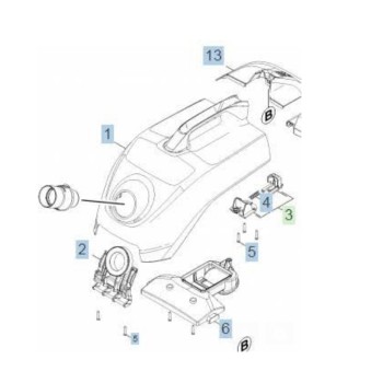 Butée Flexible d'Aspiration pour Aspirateur Eau et Poussière DS 6000 Karcher