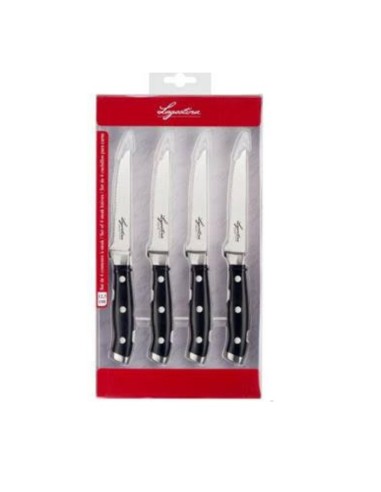 Set de 4 Couteaux à Steak pour Ustensile de Cuisine Lagostina