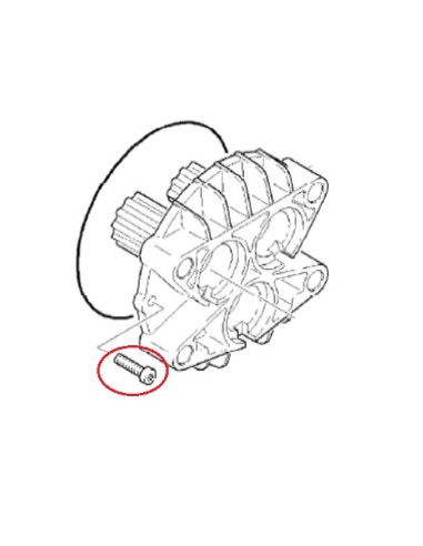 Vis à Tête Cylindrique M6 X 25 pour Nettoyeur Haute Pression Eau Chaude Karcher