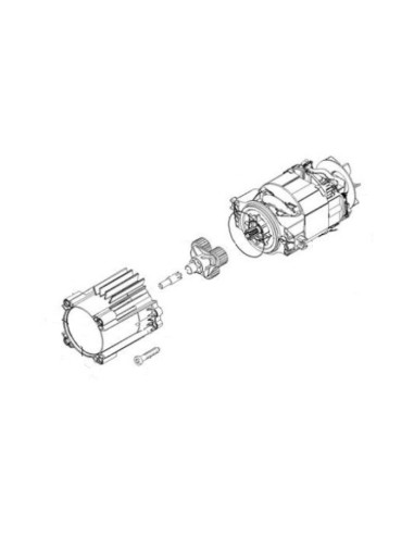 Moteur Complet 1.7 KW pour Nettoyeur Haute Pression K 4 Karcher