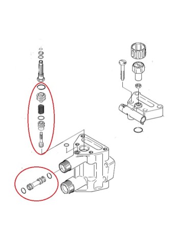 Kit de Pièces de Rechange pour Nettoyeur Haute Pression Karcher