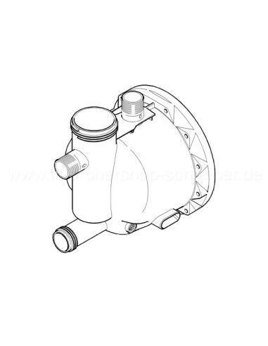 Tête de Pompe pour Pompe BPP 3000/42 / BPP 4000/48 / BPP 4500/50  Karcher