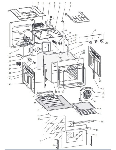 Joint de Porte Full Glass pour Four Hotpoint...