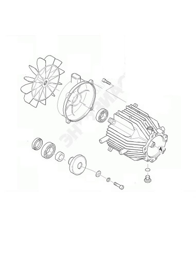 Moteur Complet pour Nettoyeur Haute Pression HDS 558 CSX Eco Karcher