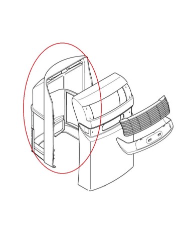 Façade Arrière pour Climatiseur DELONGHI