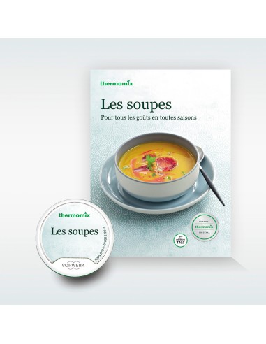 Pack Livre + Clé Recettes Les Soupes pour Thermomix TM5 Vorwerk